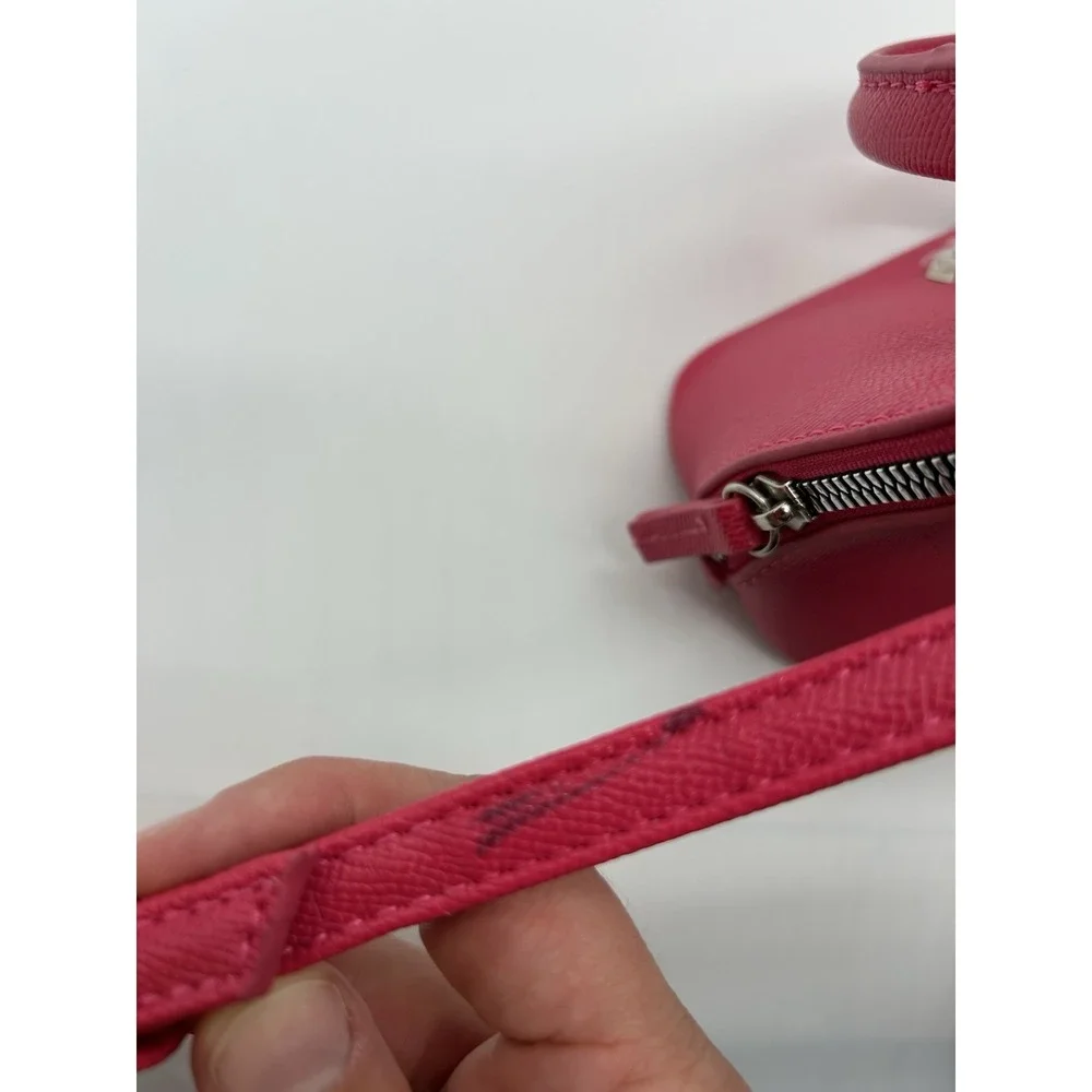 Betsey Johnson Women's Mini Dome Satchel Bag Hot Pink Floral Lining